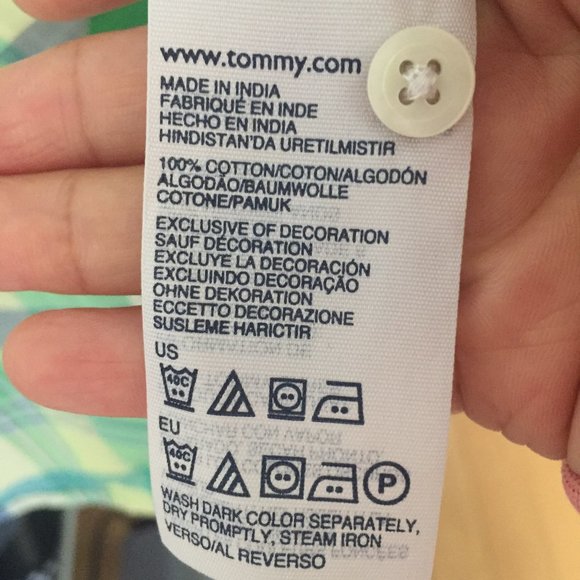 Tommy Hilfiger Women's Plaid Button Down Shirt - Picture 13 of 13